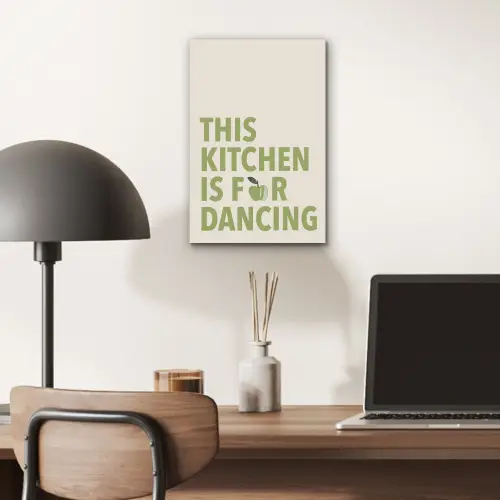 Quote - Appel - Illustratie aluminium wit klein -sfeer5
