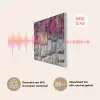 Bougainvillea - Stenen Muur - Roze PET vilt middel -USP_NL