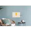 Oranje - Stokje - Waterijsje Muursticker klein -plant