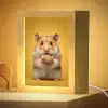 Hamster - Nootje - Geel - Knaagdier Light Box met kabel klein -zzzz_3d_website