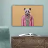 Panda - Pak - Zonnebril - Blauw canvas 2cm klein -sfeer4