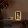 Panter - Realistisch - Bruin Light Box met kabel (Tafellamp) klein -sfeer4
