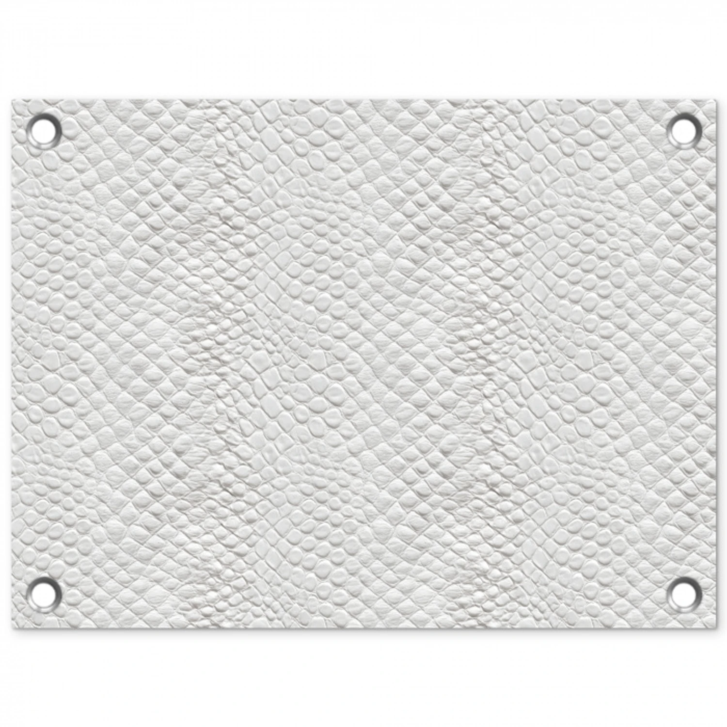 Slang - Patroon - Wit tuinposter los doek klein 239 -3d