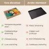 Vrouw - Rode lippen - Expressief - Grafisch Dienblad Rechthoek middel -USP_VergelijkingNL
