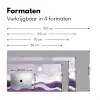 Golven - Heuvels - Abstract - Paars Muismat XXL klein -sfeer5
