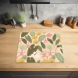 Patroon - Bloemen - Kleurrijk Inductie beschermer vinyl 3mm middel -sfeer5