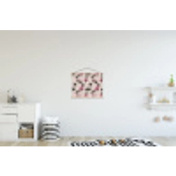 Honden - Truien - Rood textielposter latten blank klein 122 -kinderkamer