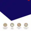 Blauw - Rood - Yes fun - 3D poster papier klein -closeup_NL
