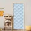 Palmboom - Modern - Blauw deurposter klein 289 -sfeer4