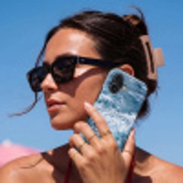 Golven - Oceaan - Blauw Toughcase MagSafe Apple iPhone 17 klein -Sfeer2V
