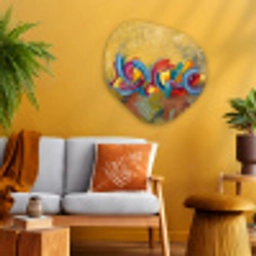 Abstract - Cirkels - Schilderij - Kleurrijk - Dynamisch Wandcirkel Organisch Aluminium middel -sfeer4