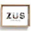 Zus - Lettercollage Dienblad Rechthoek middel -z3d_shopping
