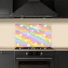 Madeliefjes - Kleurrijk - Pastel keuken achterwand spatscherm klein -sfeer1
