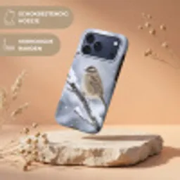 Vogel - Tak - Sneeuw - Winter Toughcase MagSafe Apple iPhone 17 Pro Max klein -USP_RandenV_NL