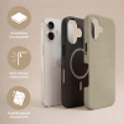 Taupekleur - Gewolkt textuur - Natuurlijk Toughcase MagSafe Apple iPhone 17 klein 1017 -USP_Lagen_DE