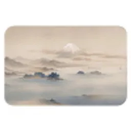 Japans - Landschap - Beige Badmat klein -3d