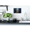 Kerstboom - Kerst - Abstract - Kleurrijk Muursticker klein -keuken