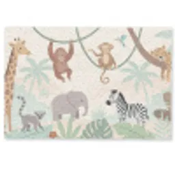 Jungle - Dieren - Groen Deurmat klein -zkaufland3d