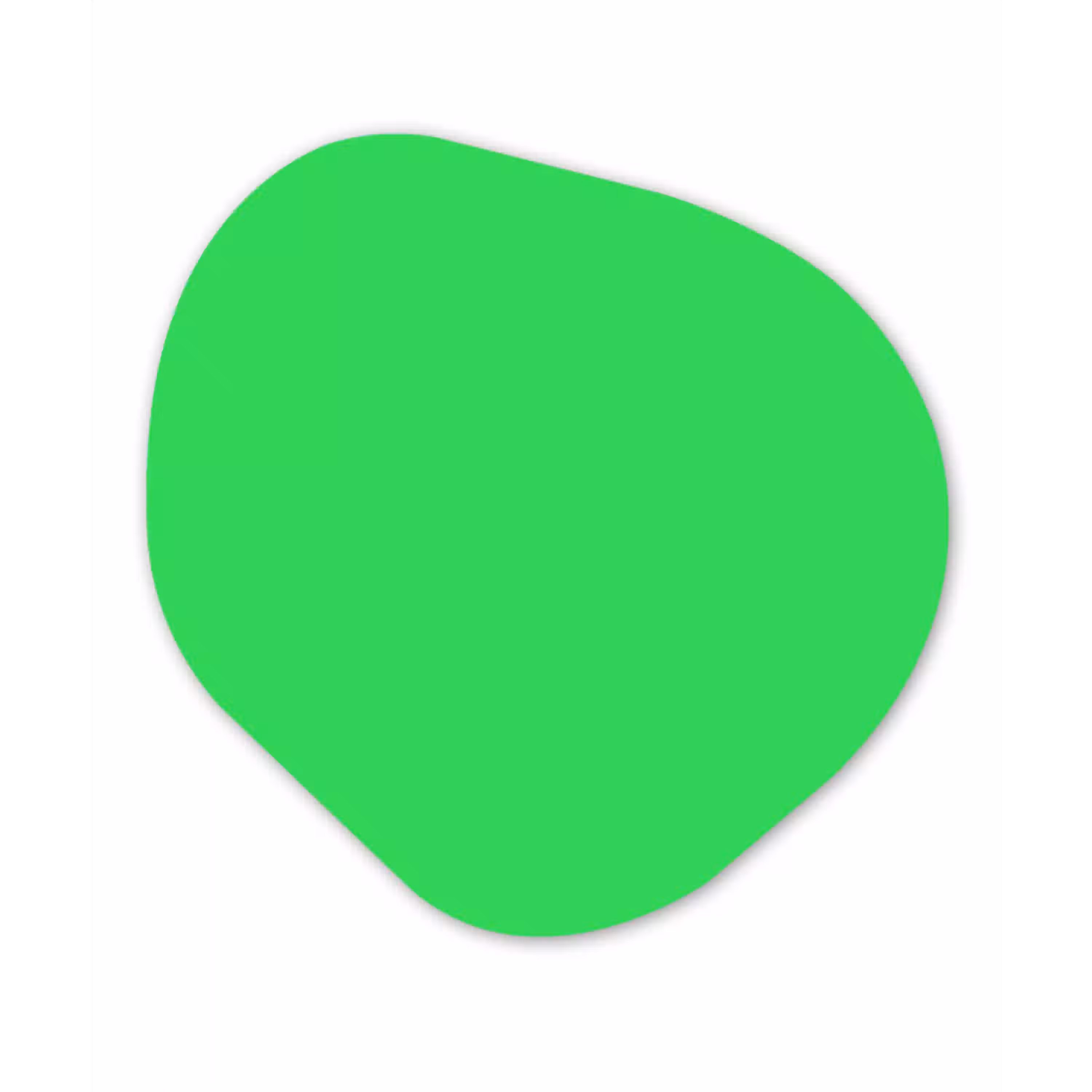 Mint - Green - Groen Wandcirkel Organisch Forex 3mm klein 629 -3d