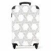 Grafisch - Patroon - Modern -  Opvallend - Begrensd NBS - Handbagage koffer - Kinderen Unisex middel 644 -productfoto_recht