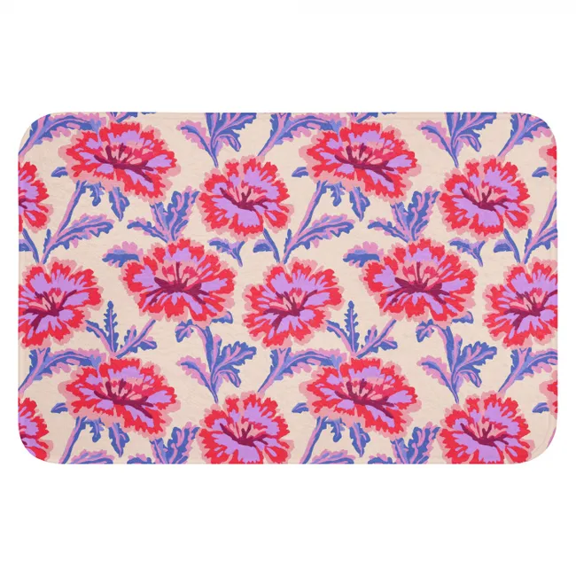 WC Mat - Bloemen - Patroon - Meerkleurig