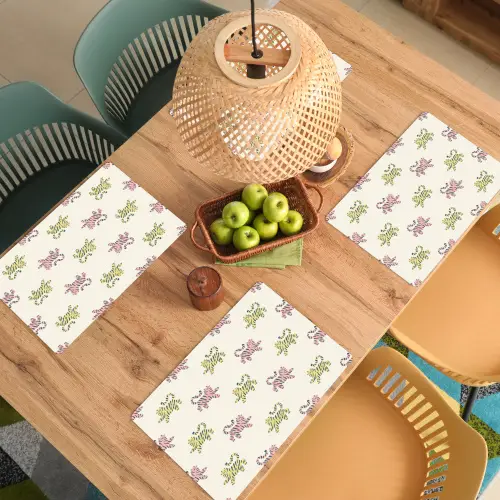 Dansend - Katten - Patroon Placemat vinyl groot 368 -zzsfeer5_Kitchenyeah-website