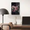 Bloemen - Vintage - Pastel - Zwart - Boeket plexiglas 5mm klein -sfeer6
