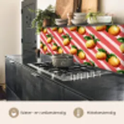 Citroen - Geïllustreerd - Oranje keuken achterwand 2 middel 871 -usp_NL