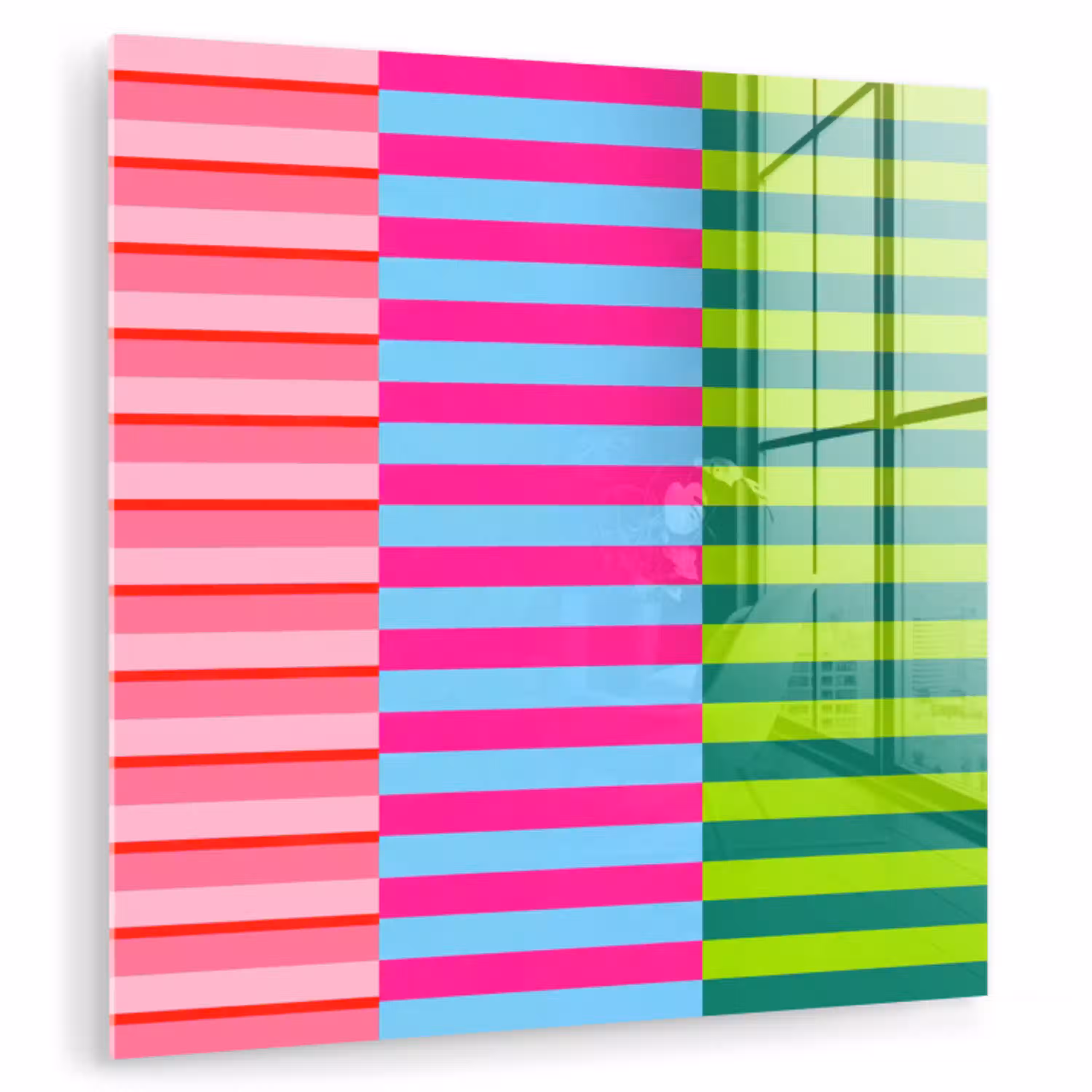 Patroon - Strepen - Modern - Abstract - Kleurrijk plexiglas 5mm klein -zzzproduct_nieuw