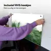Marmer - Groen - Luxe - Goud - Marmerlook Inductie beschemer met haakjes klein -ky-ophangen-nl