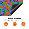 Aardbei - Rood - Zaadjes Inductie beschermer vinyl 3mm klein 276 -zzzzzzz-td-onderkant