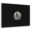 Cupcake - Luxueus - Zilver Textielframe - compleet frame klein -3d