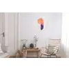 Cirkels - Abstract - Paars Wandcirkel aluminium klein -woonkamer