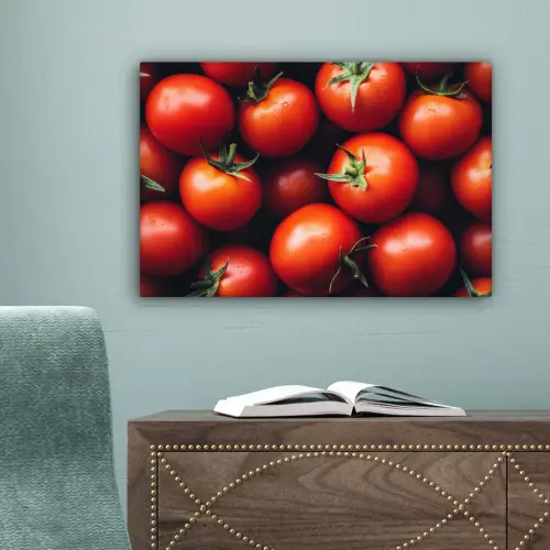 Groente - Rood - Tomaten canvas 2cm klein -sfeer4