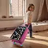 Alfabet in ruimte thema Kinderkoffer - Roze klein -sfeer1