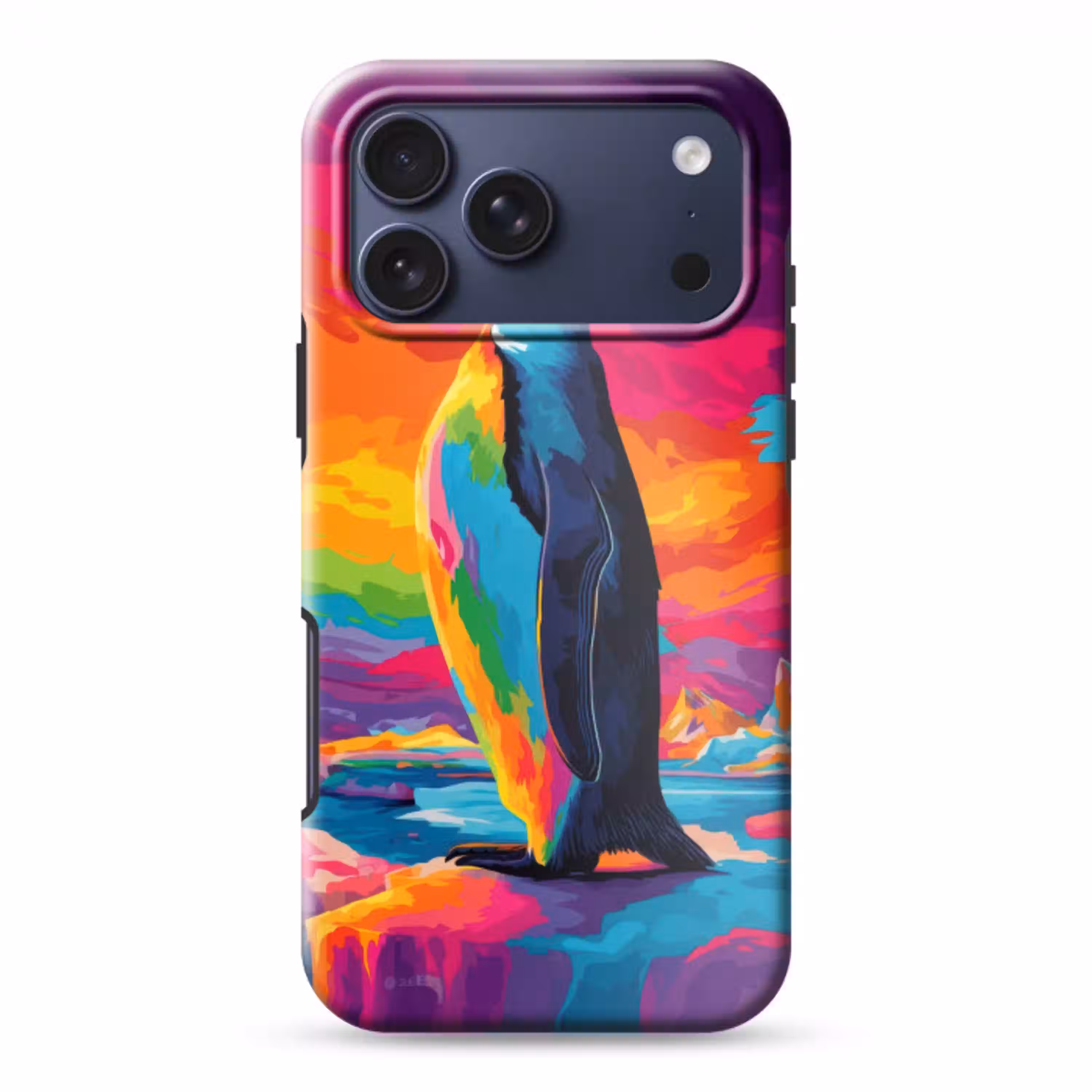 Ijsschots - Pinguïn - Abstract - Lucht Toughcase MagSafe Apple iPhone 17 Pro Max klein -3d
