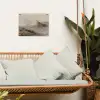 Berglandschap - Mist  - Penseelstreken tuinposter los doek klein -sfeer7