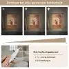 Chocomelk - Drinken - Warm - Bruin Light Box met kabel (Tafellamp) klein -USP_dimbaarNL