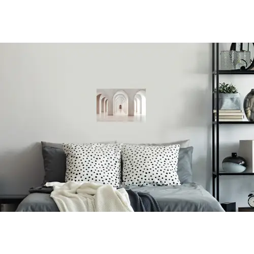 Hal - Bogen - Symmetrisch - Modern Muursticker klein -slaapkamer