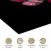 Vlinder - Roze - Nachtvlinder poster papier klein -closeup_NL