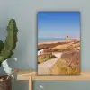 Strand - Zee - Vuurtoren - Nederland canvas 2cm klein -sfeer4