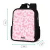 Roze vlinders Rugzak - Zwart middel -productfoto_formaten