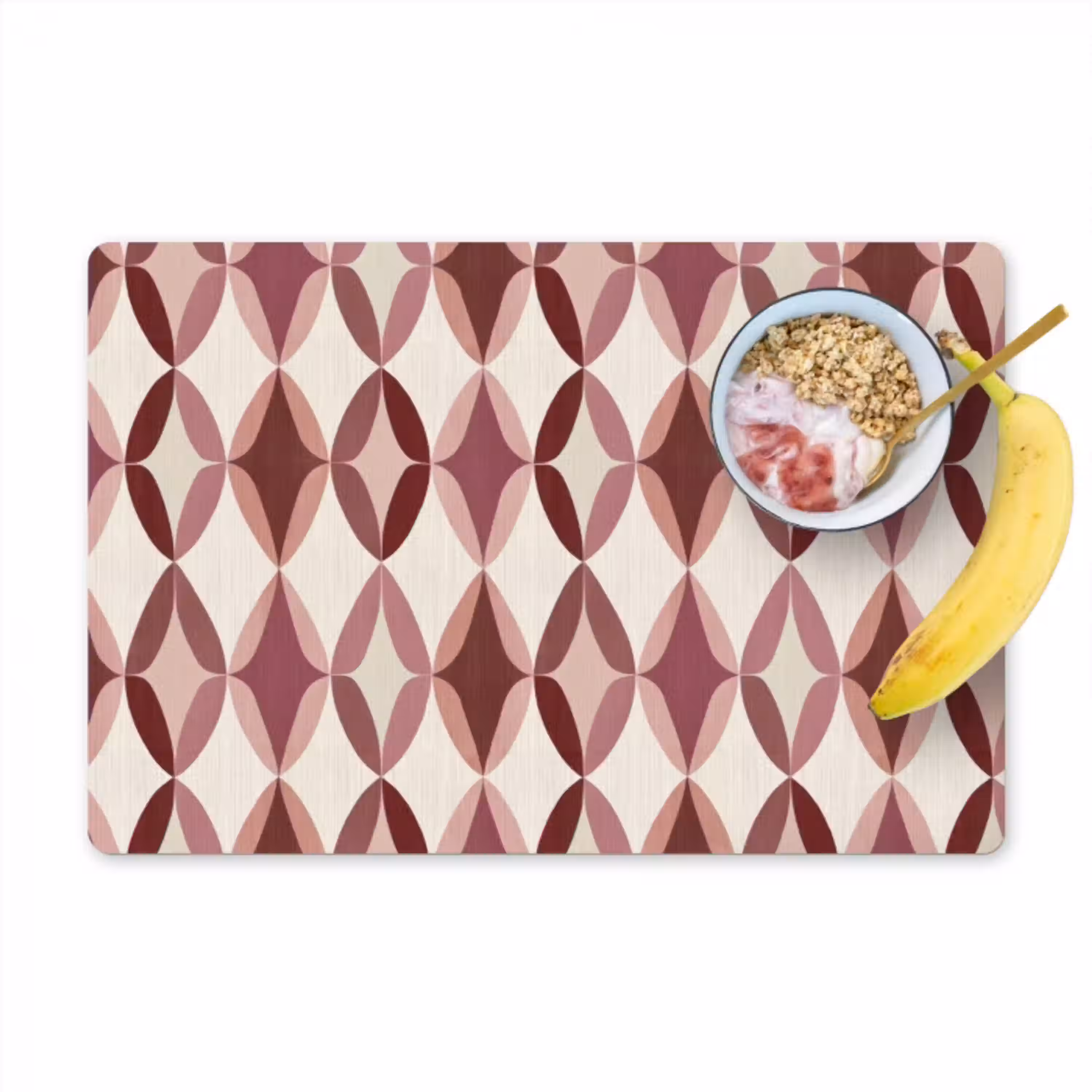 Ovaal - Textuur - Roze Placemat vinyl groot 368 -zzzproduct_Kitchenyeah-website