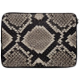 Slangenleer - Patroon - Beige laptophoes neopreen klein -zkaufland3dotto