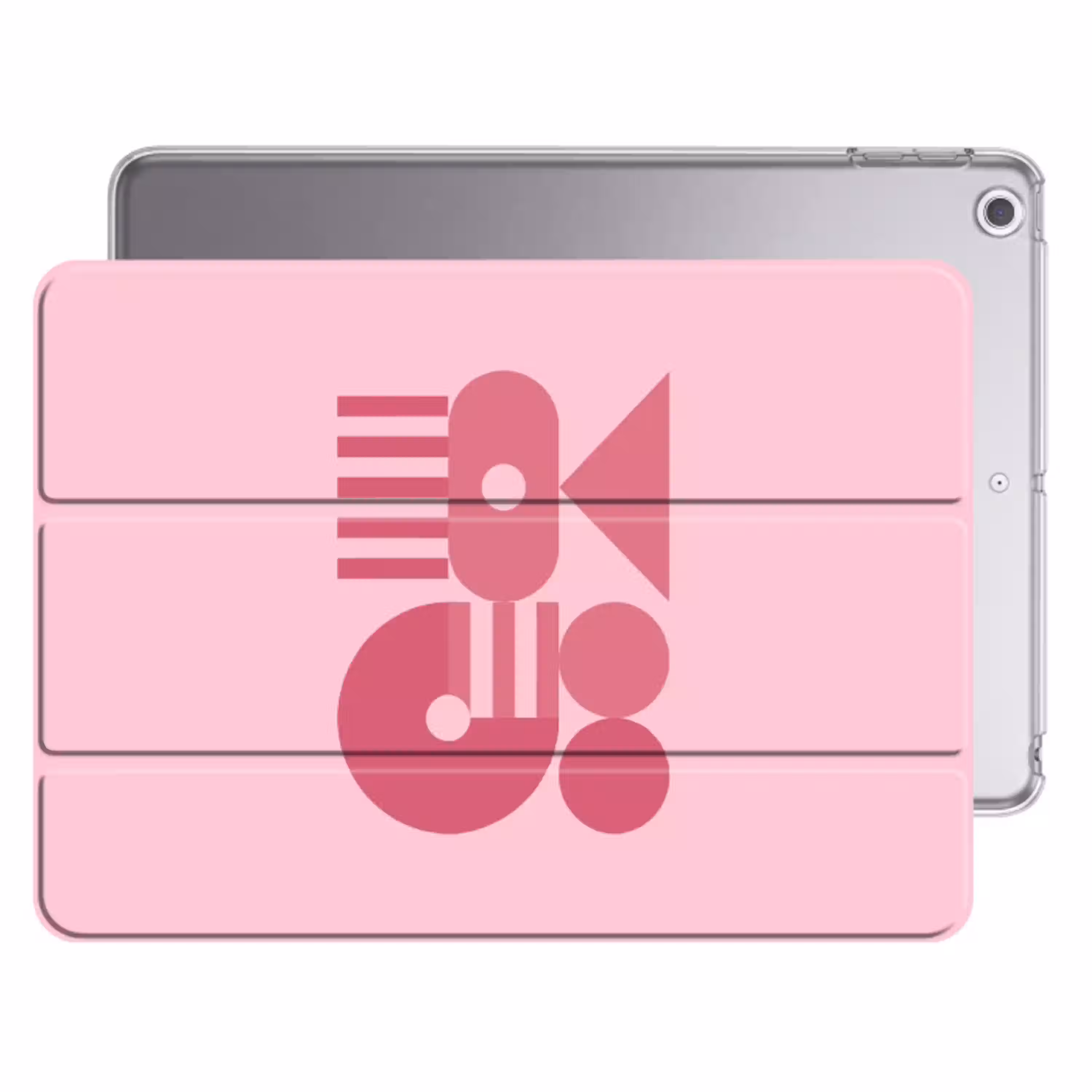 Abstract - Geometrisch - Vormen - Roze Apple iPad 2017 middel -threedimensional_3d_global