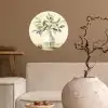 Vaas - Keramiek - Olijftakken Wandcirkel behangsticker klein -sfeer1