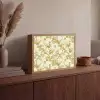 Kraanvogels - Kersenbloesem - Goud Light Box met batterij (Wandlamp) middel 907 -sfeer2