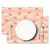 Zee - Dieren - Roze - Krab Placemat vinyl groot 368 -zzsfeer2_Kitchenyeah-website