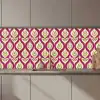 Retro - Floraal - Paars keuken achterwand 2 middel 871 zz_3dshopping