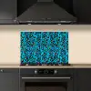 Panter - Blauw - Neon keuken achterwand spatscherm klein 900 -sfeer1